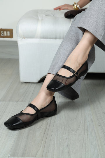 Solene Mary Janes Black ( ship in 7 Days)
