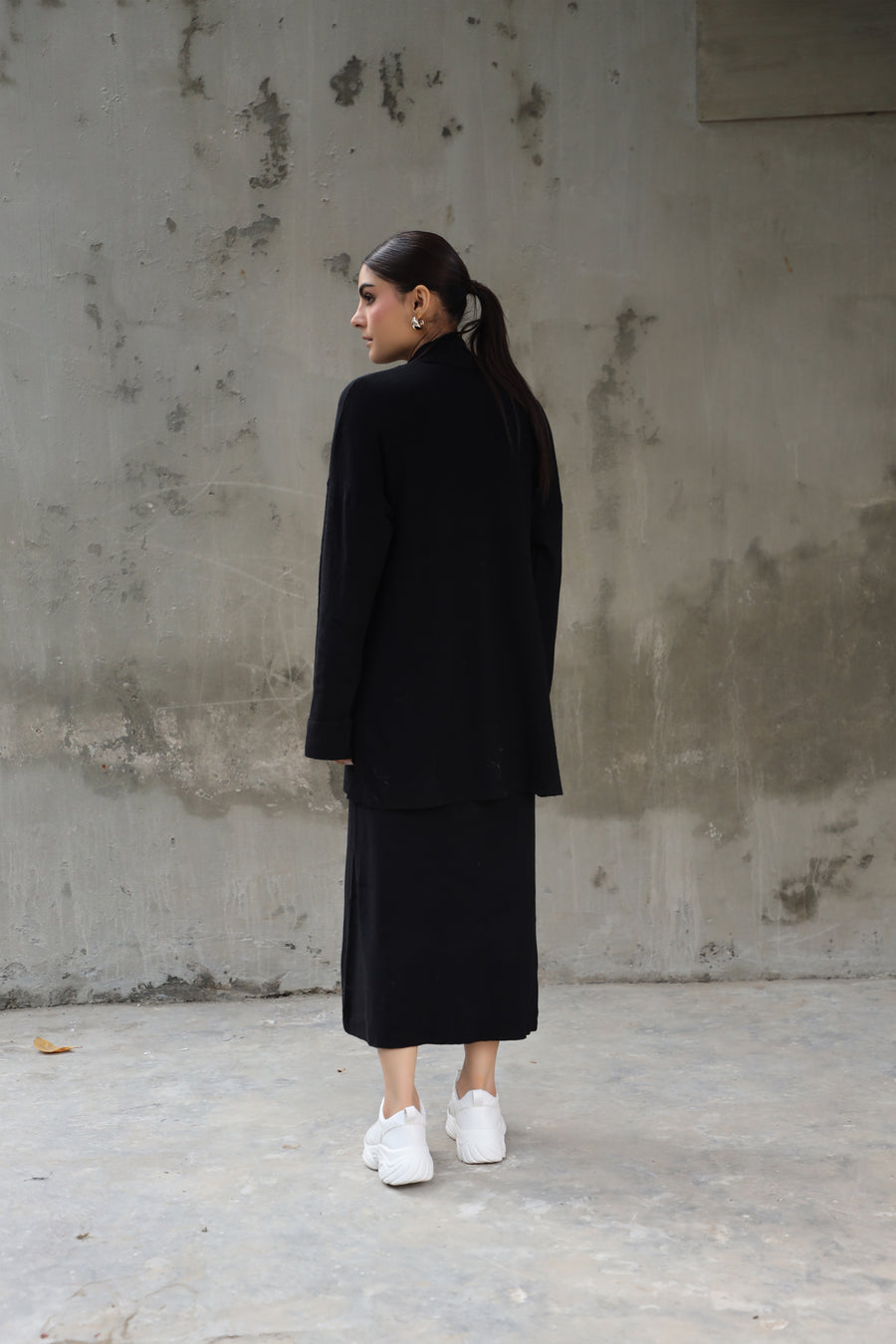 Cortina Sweater Set Black