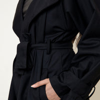 Oscar Trench Coat Black