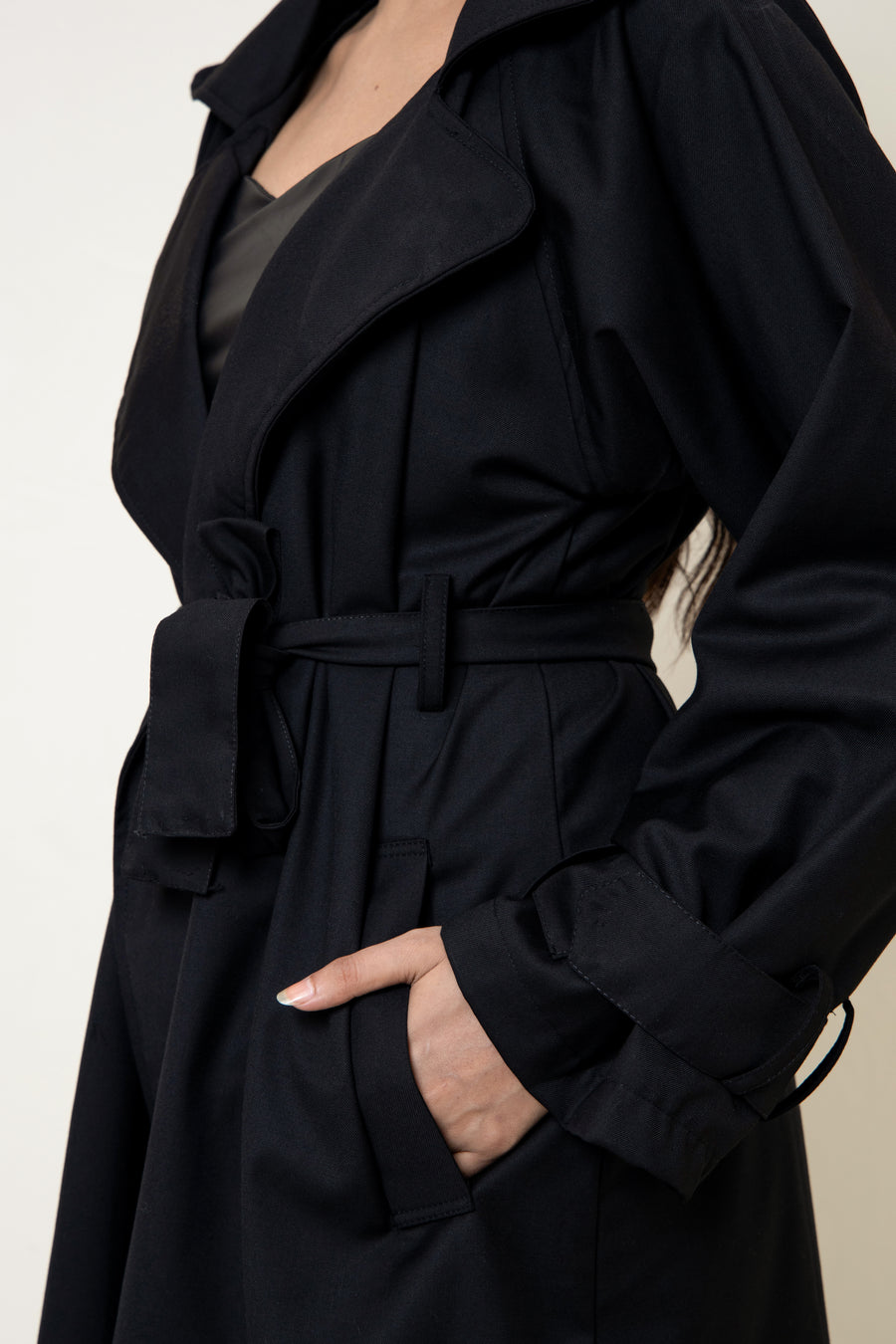 Oscar Trench Coat Black