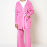 Minnesota Two pc Woolen Co-ord Set Pink