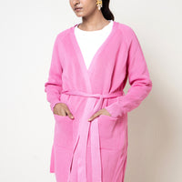 Minnesota Two pc Woolen Co-ord Set Pink