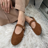 Rome Mary Janes Chocolate Brown