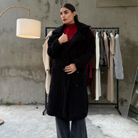 Vienna Teddy Coat Black