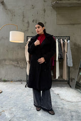 Vienna Teddy Coat Black