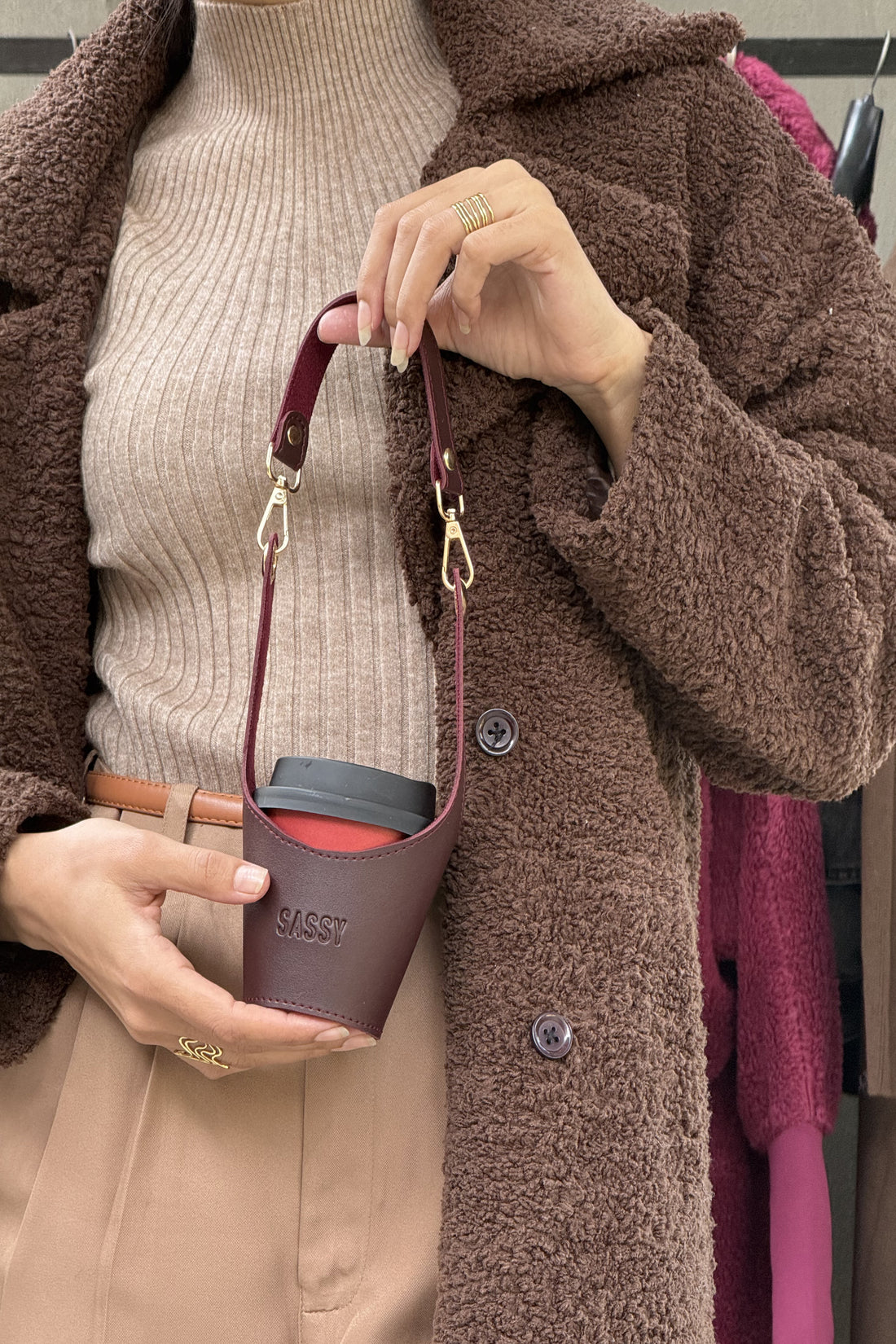 SASSY BREWBUDDY Burgundy