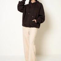 Mocha hoodie (chocolate brown)