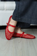 Lola Mary Janes Red