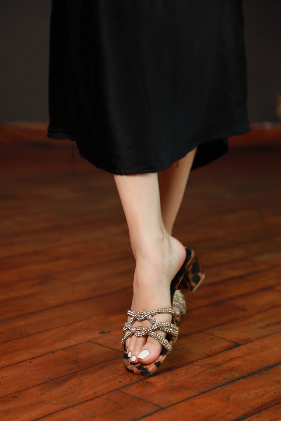 Utah cheetah Block Heel