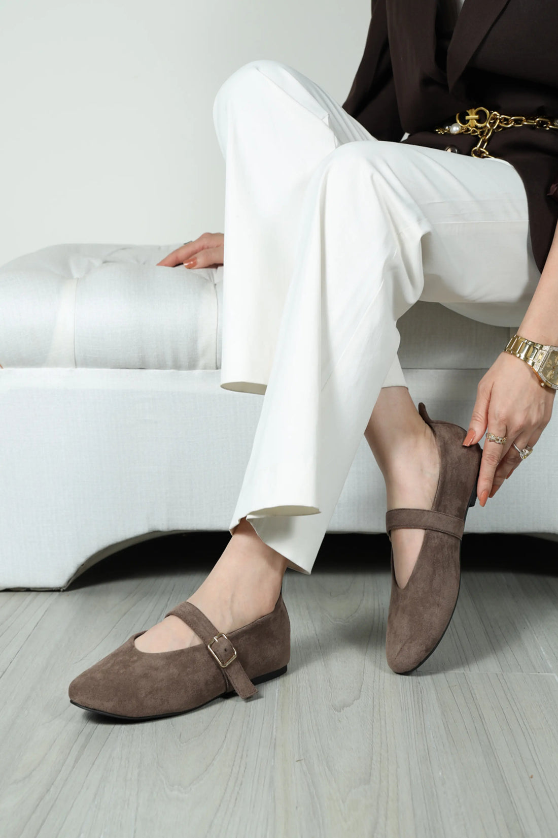 Rome Mary Janes Mocca