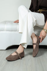 Rome Mary Janes Mocca