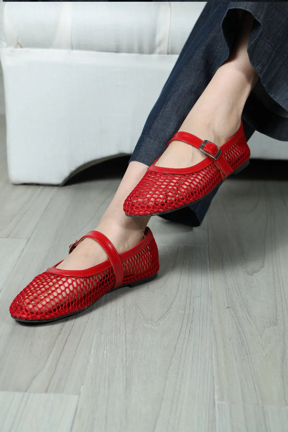 Lola Mary Janes Red