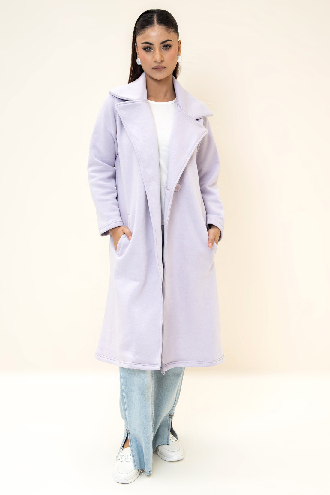 Bergen Neo Long Coat Lilac