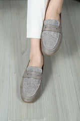 Bugatti Glitter Moccasin Grey