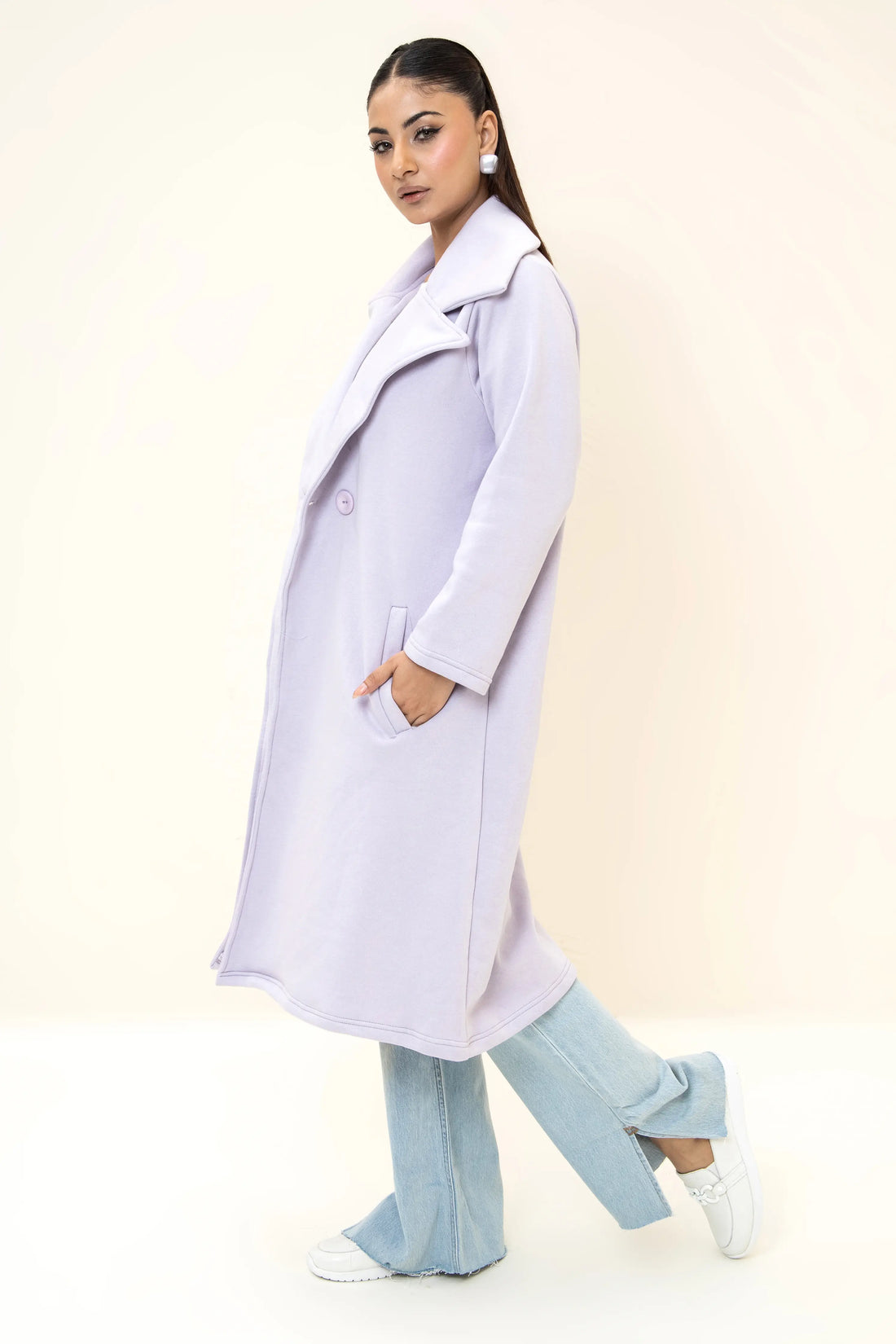 Bergen Neo Long Coat Lilac