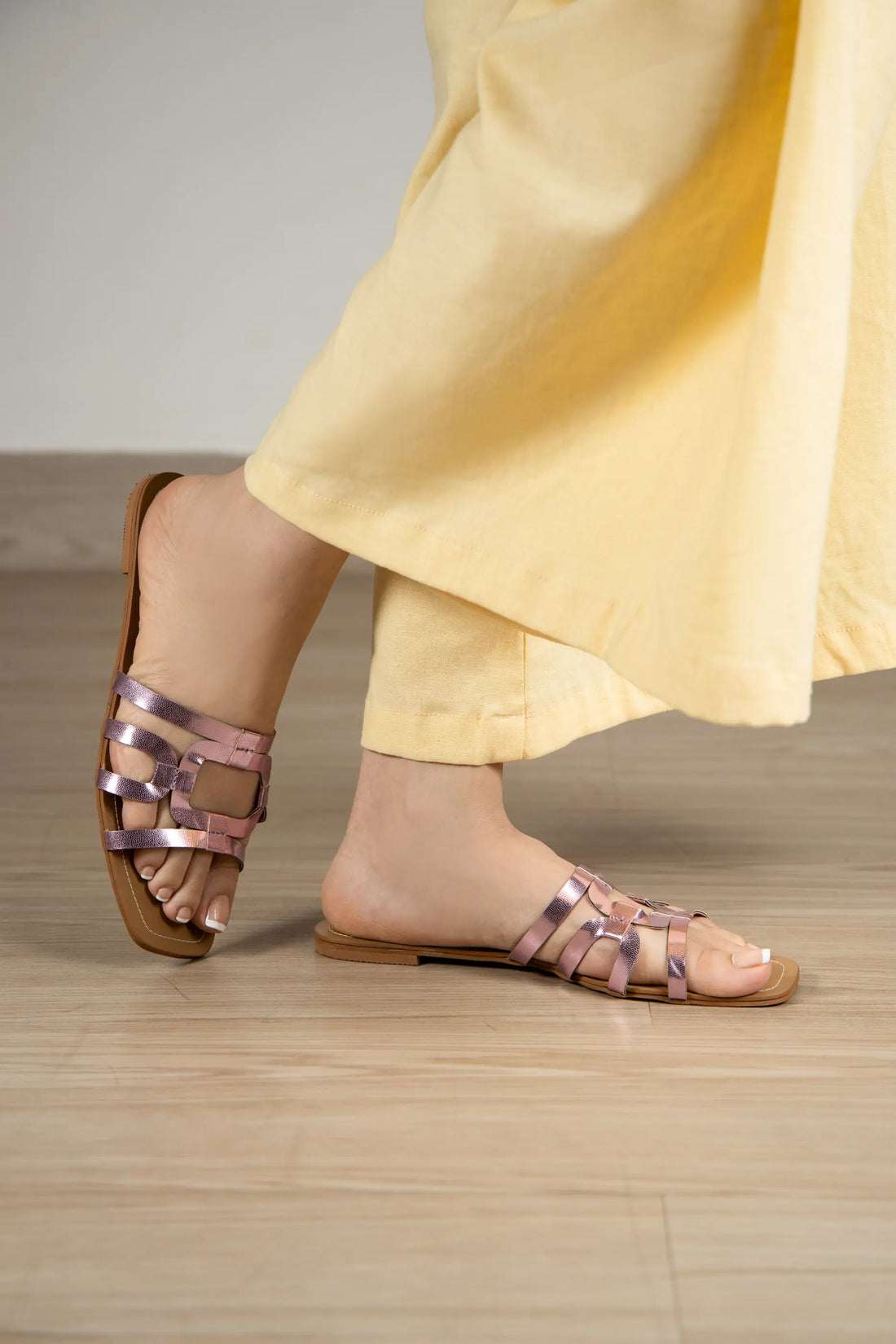 Lattice Flats Pink