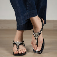 Zar Thong Sandal Black