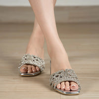 Omaha NEO Heels Silver (Ship in 2 Weeks)