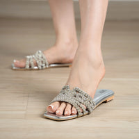 Omaha NEO  Flats Silver (Ship 2 Weeks)