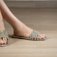 Omaha NEO  Flats Silver (Ship 2 Weeks)