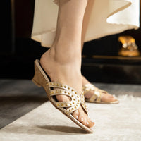 Aurora Wedge Gold (Ship in 1 Week)