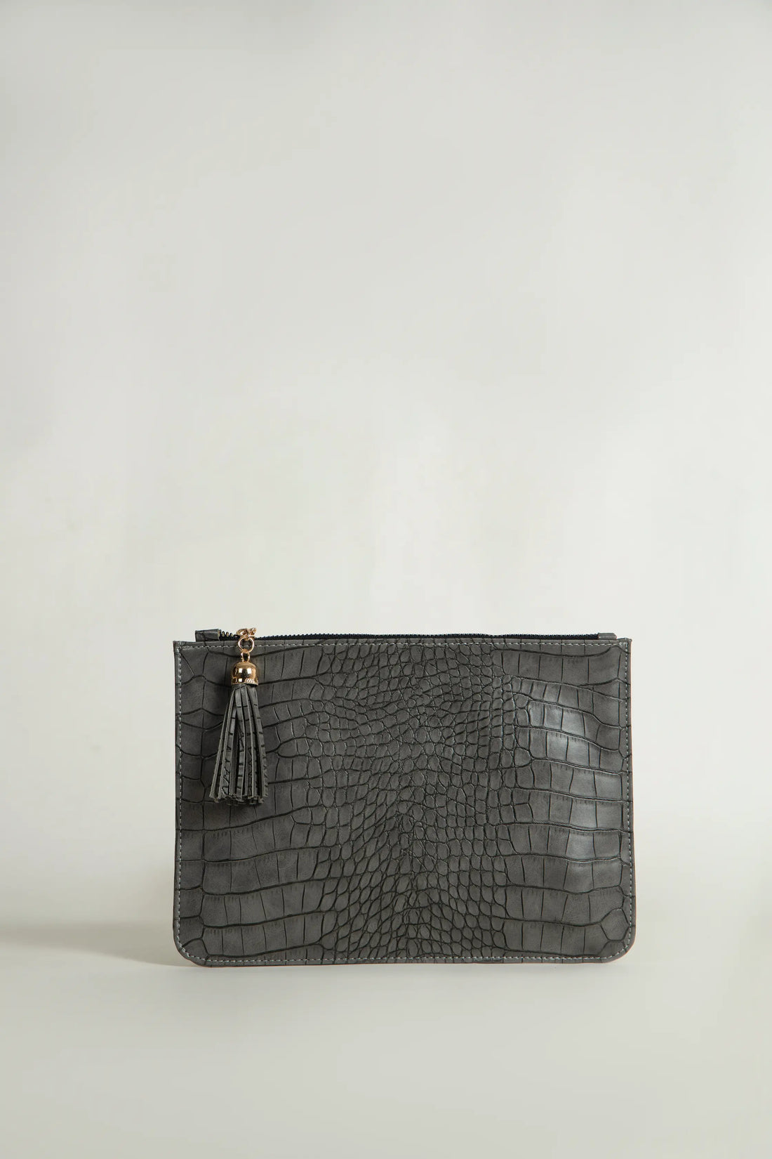 Croc Clutch grey