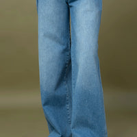 BlueEclipse High-Rise Denim Pants