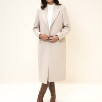 Amelie Long Coat off white