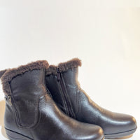 Brussels Glide fur boots Brown