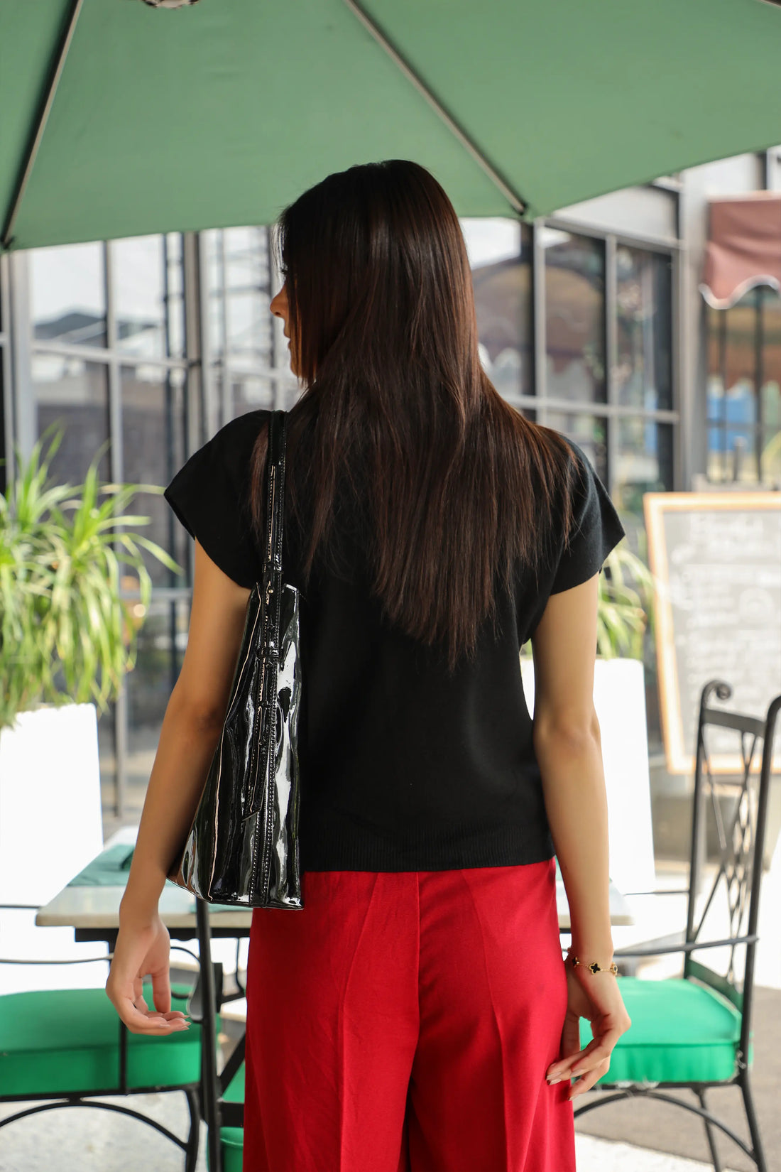 Willow Sweater Top Black