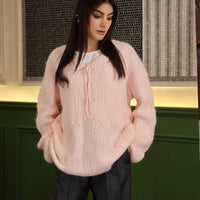 Primrose Oversized Sweater Pink