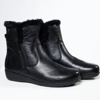 Brussels Glide fur boots Black