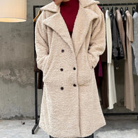 Vienna Teddy Coat Beige
