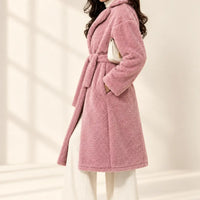 kris Teddy Coat Pink