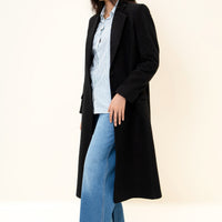 Amelie Long Coat  BLACK