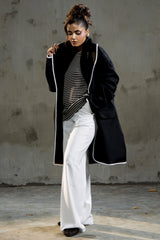 Melia Woolen Coat Black