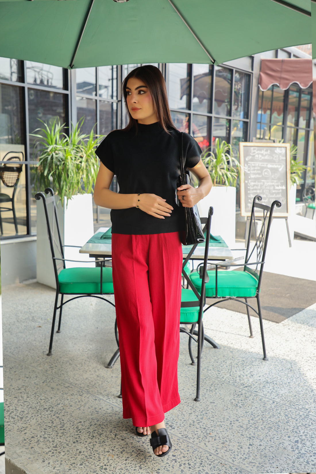 Willow Sweater Top Black