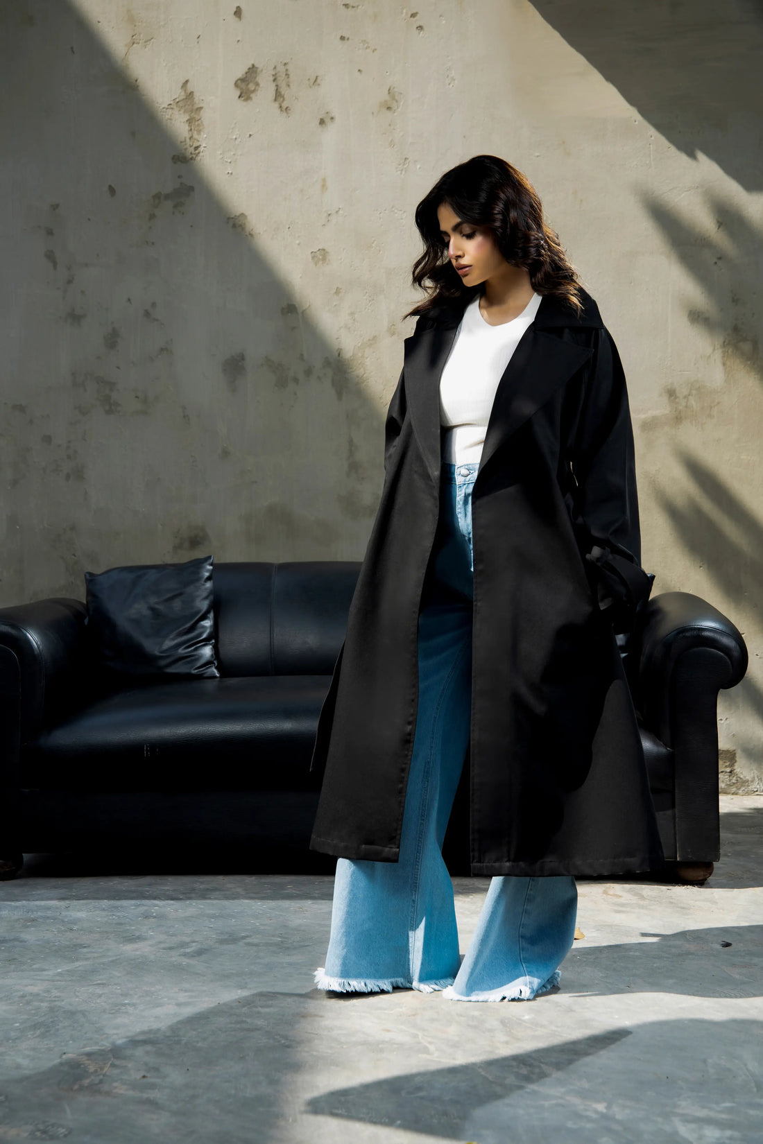 Oscar Trench Coat Black