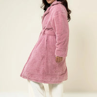 kris Teddy Coat Pink