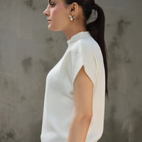 Willow Sweater Top Pure White