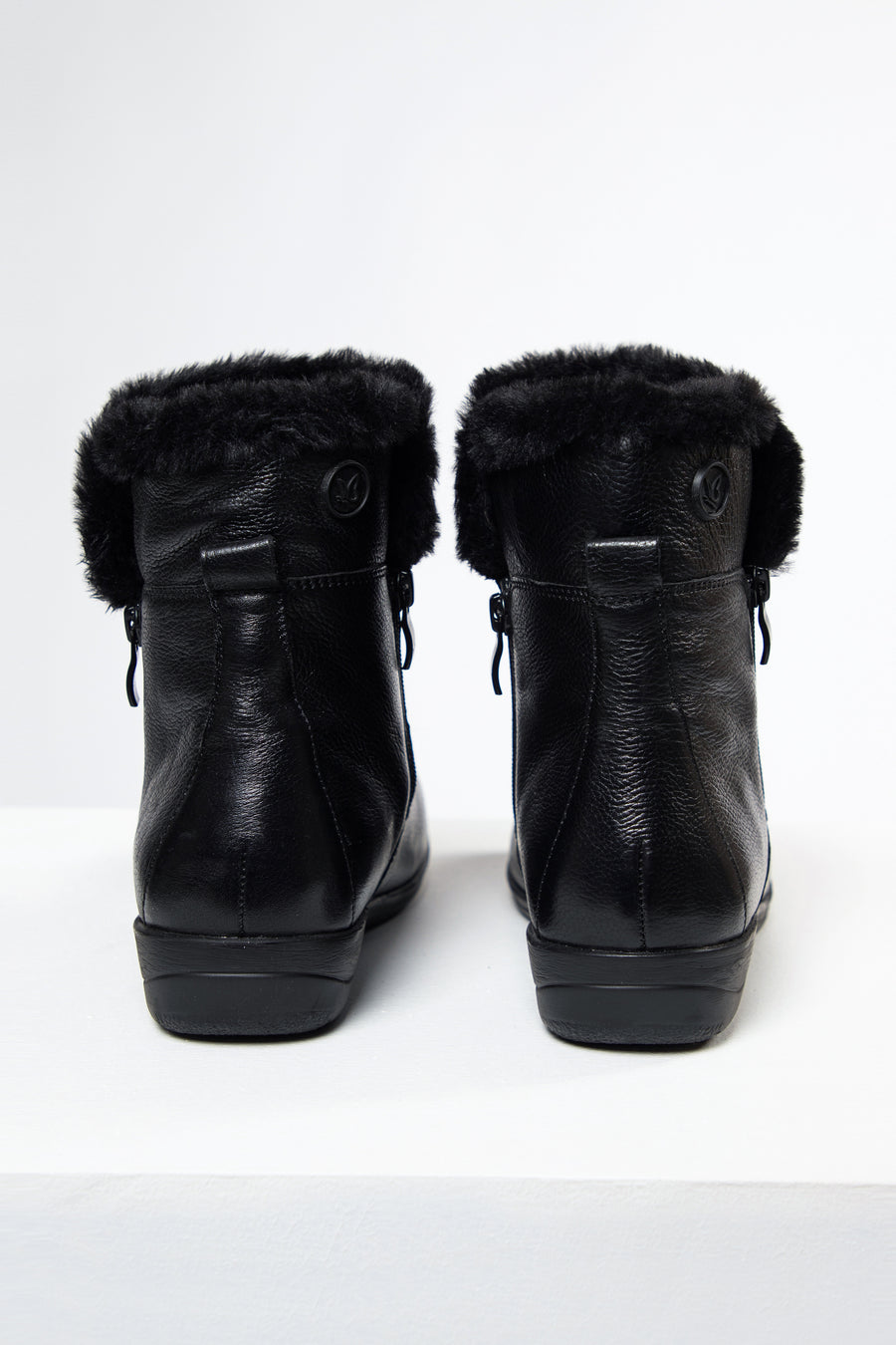 Brussels Glide fur boots Black ( 10 DAYS DELIVERY)