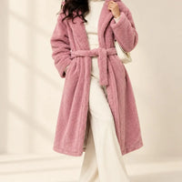 kris Teddy Coat Pink