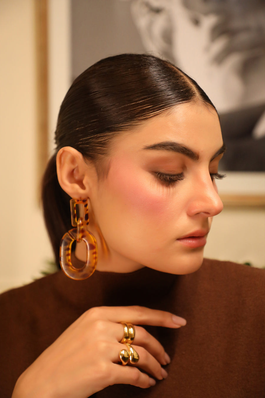 Willow Sweater Top Brown