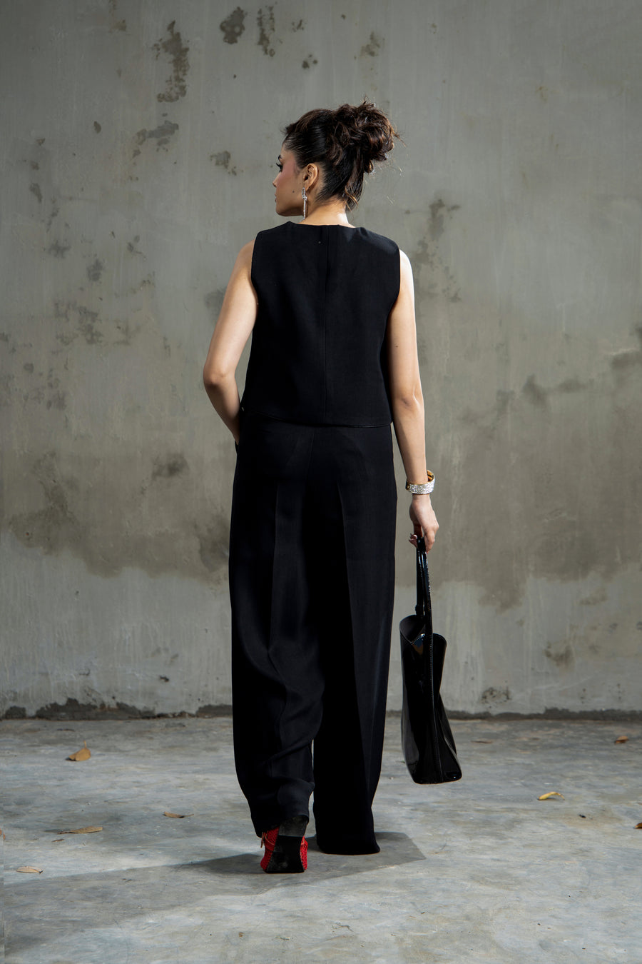 Lady Loud Waist Coat Black