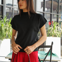 Willow Sweater Top Black