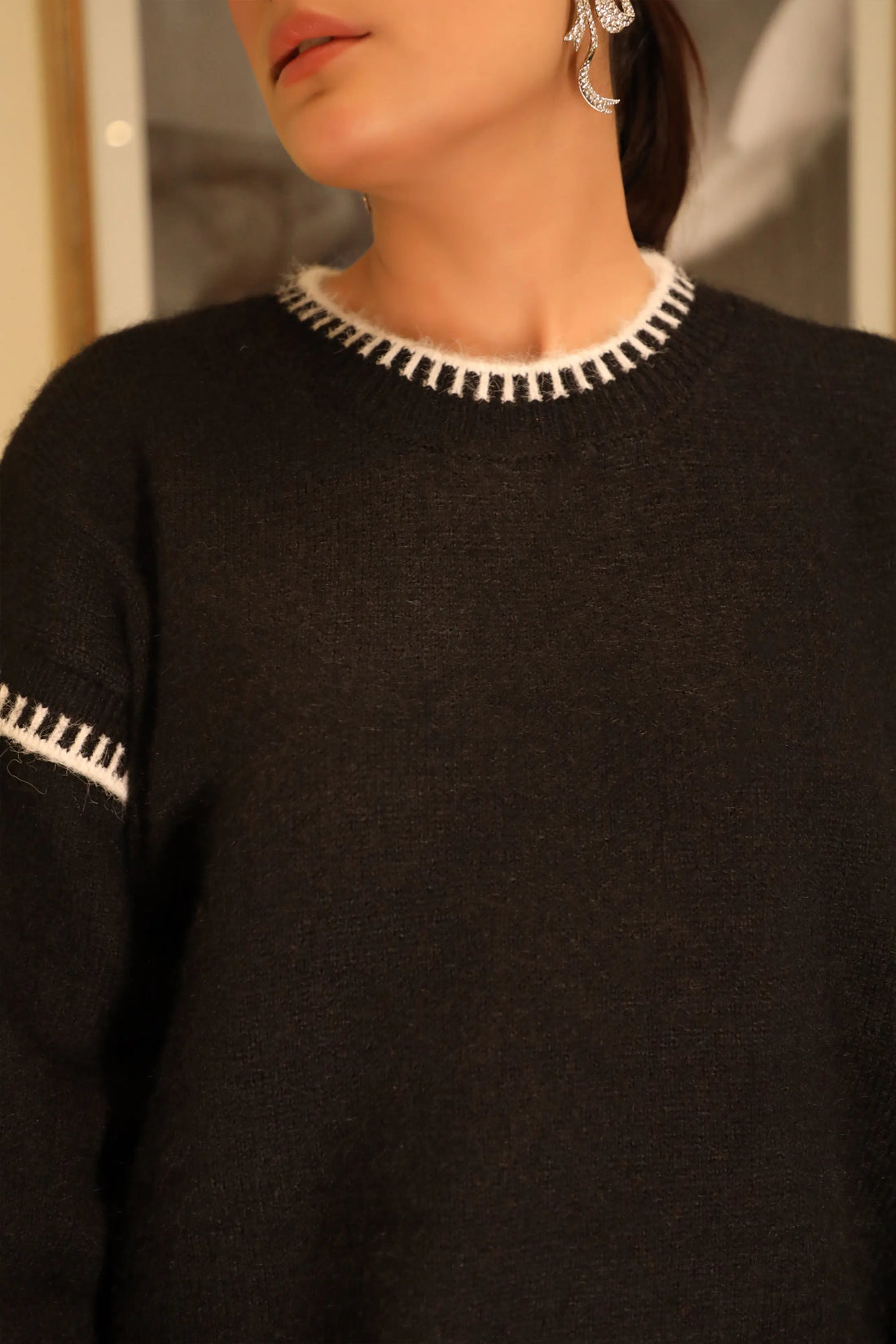 Highlander Oversized Sweater Black