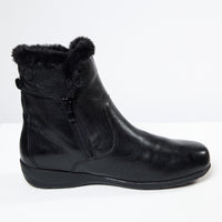 Brussels Glide fur boots Black