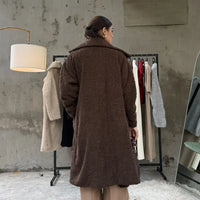 Vienna Teddy Coat Chocolate Brown