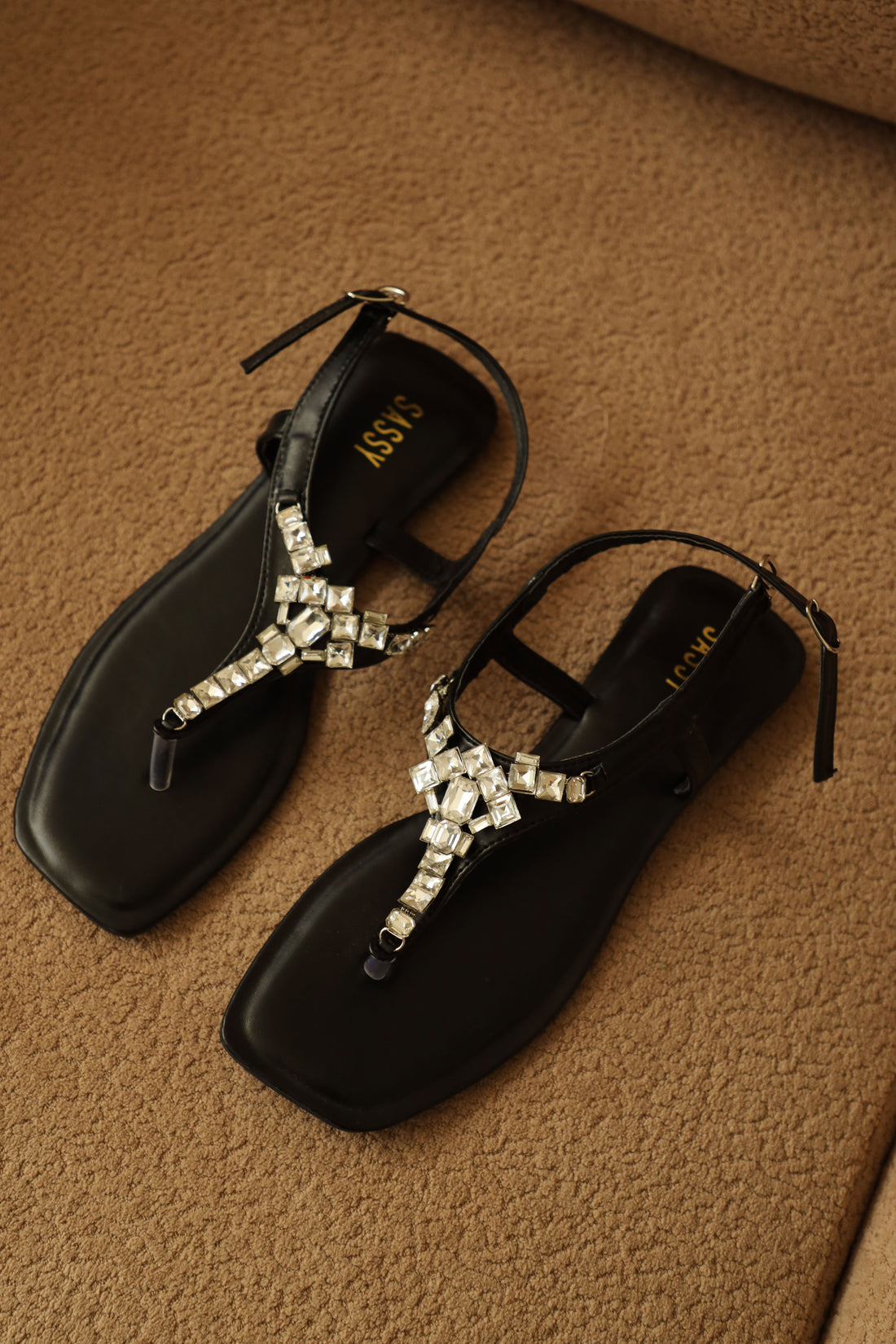 Zar Thong Sandal Black