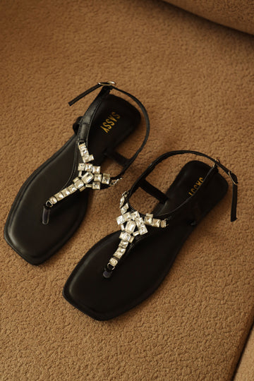 Zar Thong Sandal Black